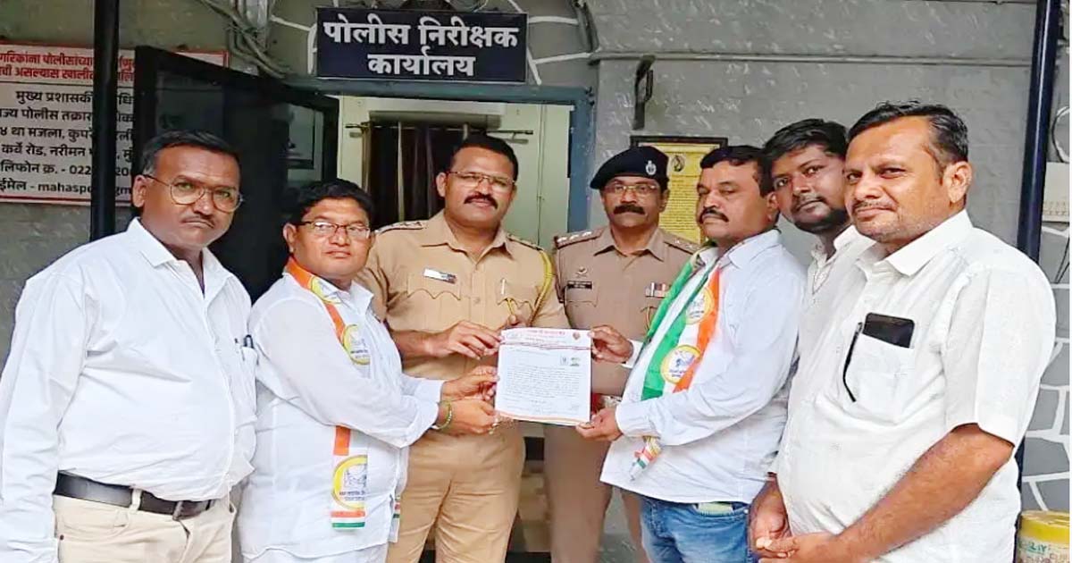 बुलढाणा जिल्ह्यात पालकमंत्री गायब असल्याची राष्ट्रवादीकडून पोलिसांत तक्रार