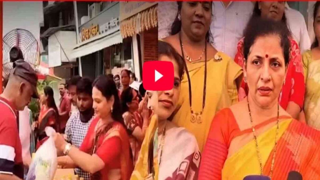 अंबरनाथमध्ये शिवसेनेचा दिवाळी फराळ उपक्रम — फक्त १० रुपयांत फराळ साहित्य वाटप, नागरिकांचा उत्स्फूर्त प्रतिसाद