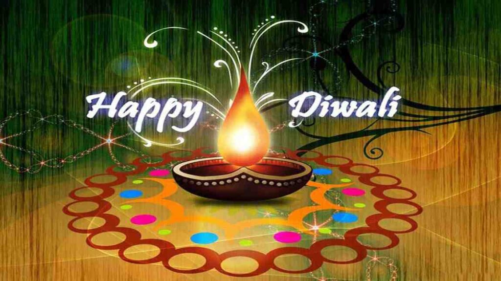 “दिवाळीत लावलेले पारंपरिक मातीचे दिवे, अंधारात उजळणारा प्रकाश — दिवाळीचा आध्यात्मिक संदेश दर्शवणारा दृश्य”