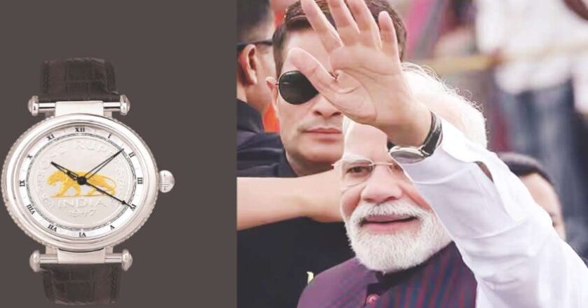 फकीर म्हणवून घेणाऱ्या मोदींच्या मनगटावर महागडे घड्याळ.!