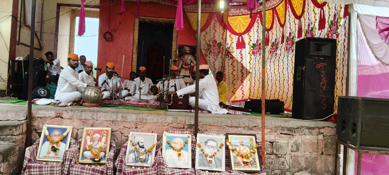 हरु येथे विदर्भ स्तरीय खंजेरी भजन स्पर्धा संपन्न | २१ मंडळांचा सहभाग