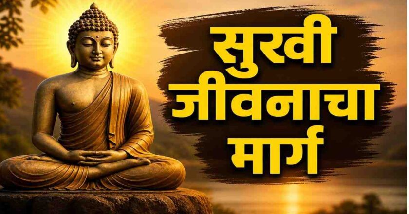 “सुखी जीवनाचा मार्ग: गौतम बुद्धांचे तत्त्वज्ञान, चार आर्य सत्ये आणि पंचशील”