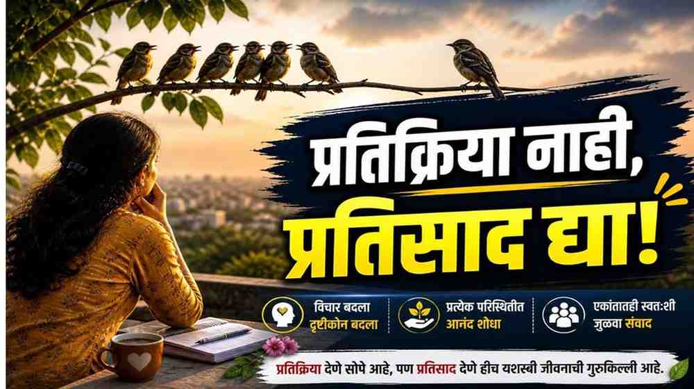 टेरेसवर बसून पक्ष्यांकडे पाहणारी व्यक्ती, निसर्गातून जीवनातील सकारात्मक विचार शिकण्याचा क्षण