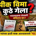 “पीक विम्यापासून यवतमाळ वंचित; शेतकऱ्यांच्या हाती आश्वासनाचे ‘गाजर’?”