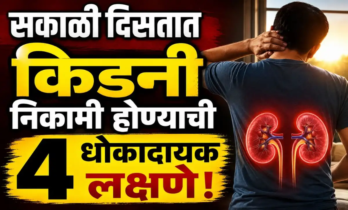 किडनी निकामी होण्याची 4 सकाळची लक्षणे | Kidney Failure Symptoms in Marathi