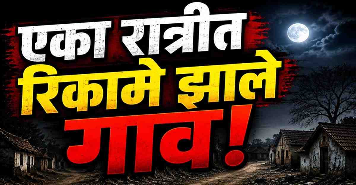 राजस्थानातील कुलधरा गावाचे प्राचीन अवशेष आणि रहस्यमय निर्जन रस्ते